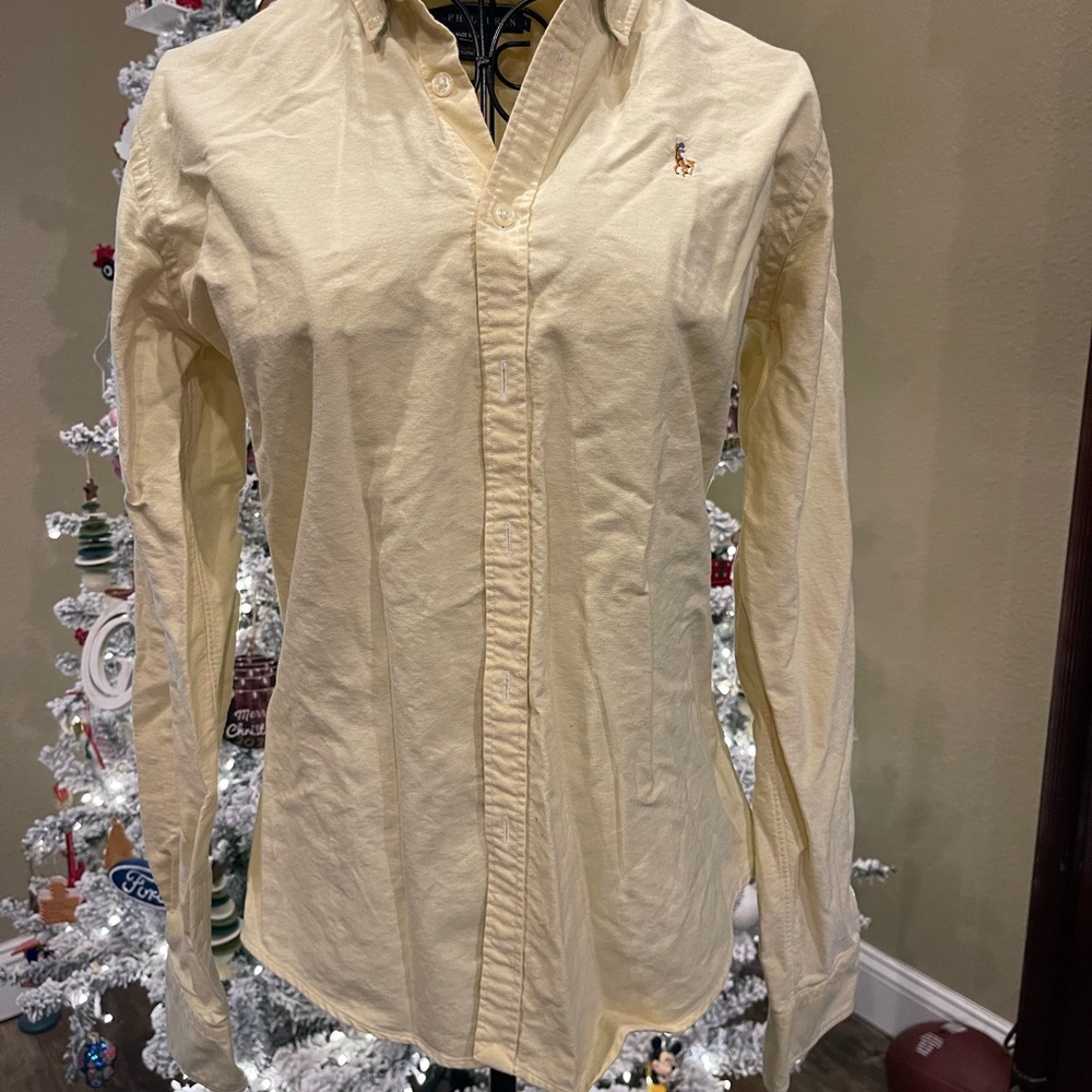 Ralph Lauren Light Yellow Casual Shirt